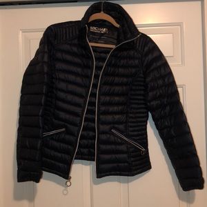 Women’s Navy Michael Kors Packable Jacket